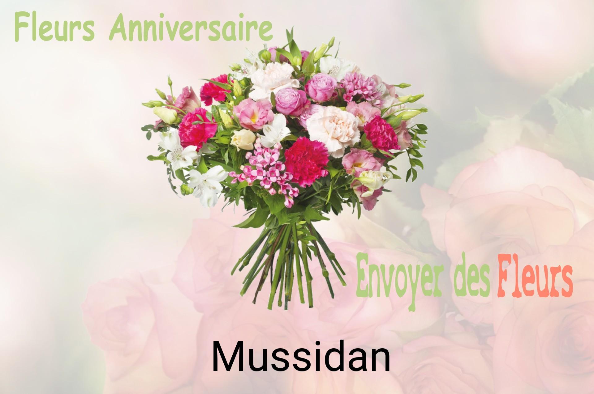 Bouquet de fleurs d’anniversaire livré à Mussidan