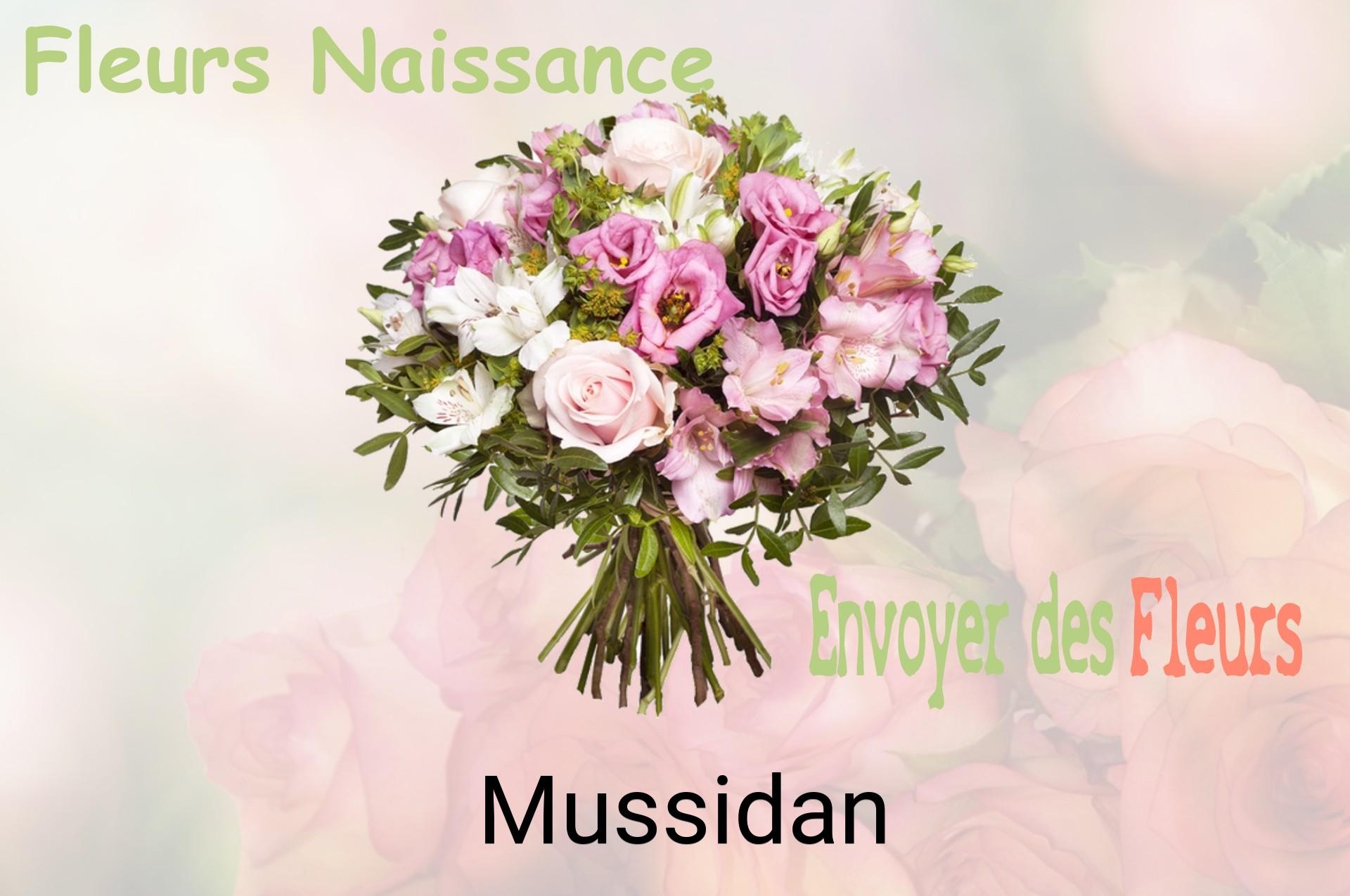 Bouquet de fleurs de naissance livré à Mussidan